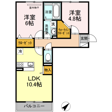 メナージュ今の間取り