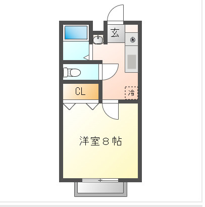 コーポ・ロマンスの間取り