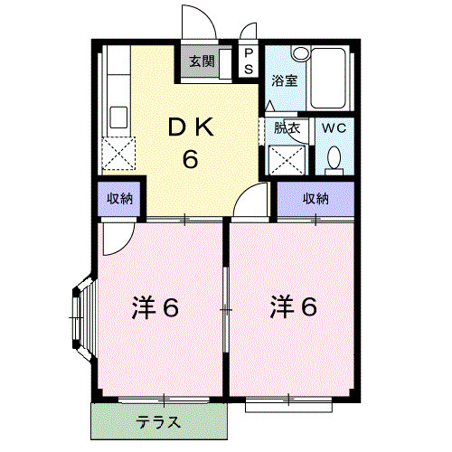 深堀ハイツの間取り