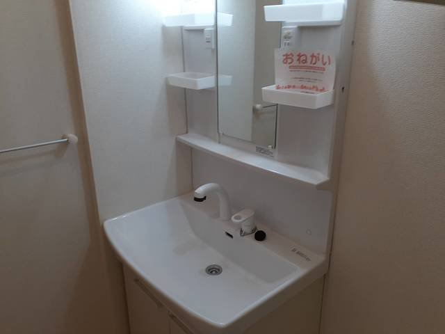 ラコルタの洗面所|スペースが確保できる洗面所です