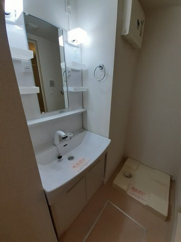 Ｋ－ＰＬＡＺＡの洗面所|スペースが確保できる洗面所です