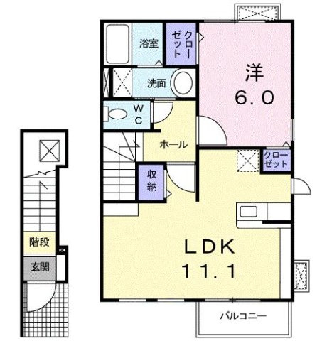 グランデヒルⅥの間取り