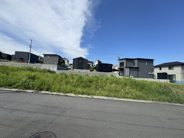 名古屋市緑区鳴海町字大清水の売地の前面道路含む現地写真