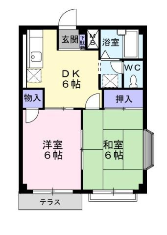エルディム山口の間取り