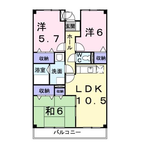 ルーシャス２１の間取り