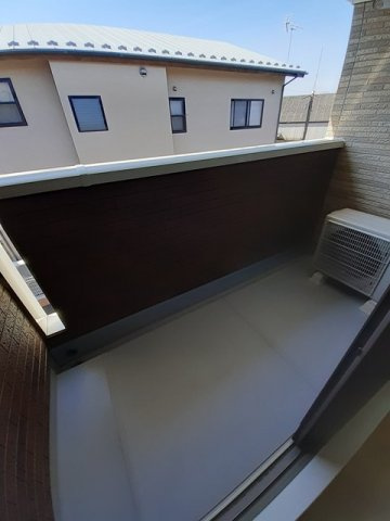 メゾンド　ソレイユ　Ⅲのバルコニー|陽当たり良好なバルコニーです