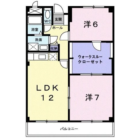 フラワープレイスの間取り