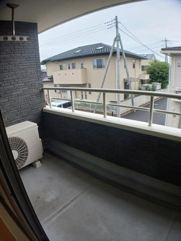 ストーリアⅡのバルコニー|お洗濯にも便利なバルコニー付き