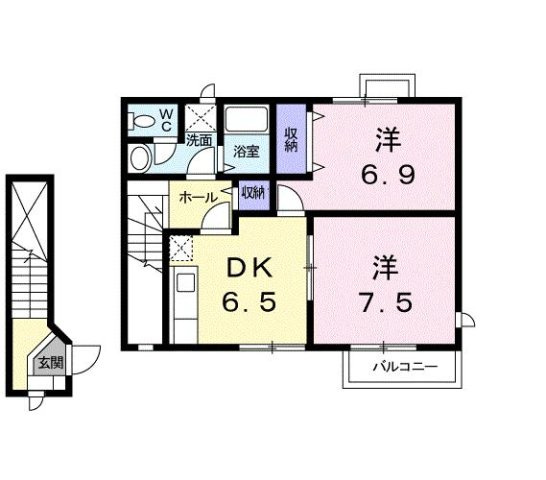 コンフォールＫの間取り