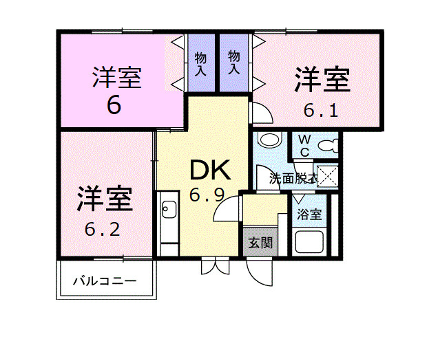 リセスレインの間取り