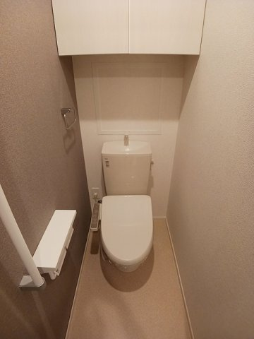 クラール　島野　Ｂのトイレ|清潔感のあるトイレです