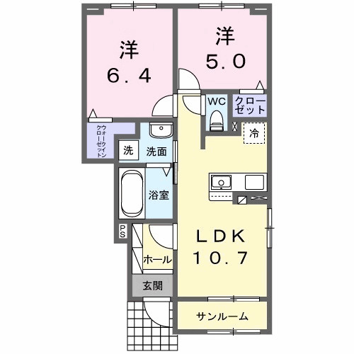 クレストコートの間取り