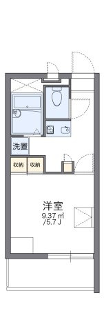 レオパレスジュネス前橋の間取り
