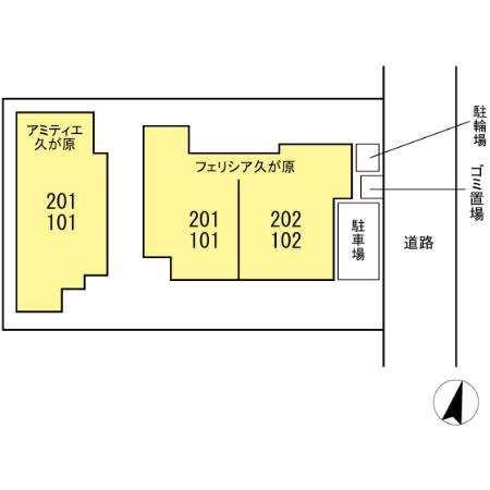 【区画図】 | フェリシア久が原