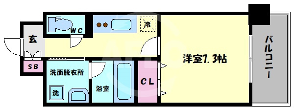 ボーベル玉造の間取り|ボーベル玉造　間取り