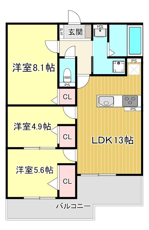 Plume葛野三条（プルーム葛野三条）の間取り