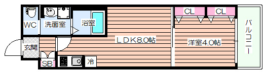 【間取り】 | H-maison御幣島Ⅱ