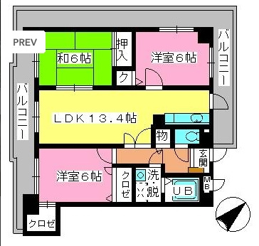 【間取り】 | ポラリス三宅