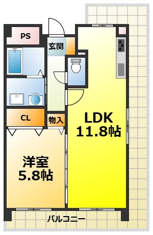 ベルフォート和泉の間取り