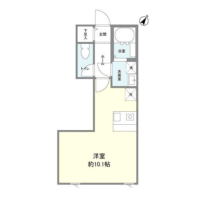 調布市下石原２丁目のアパートの間取り