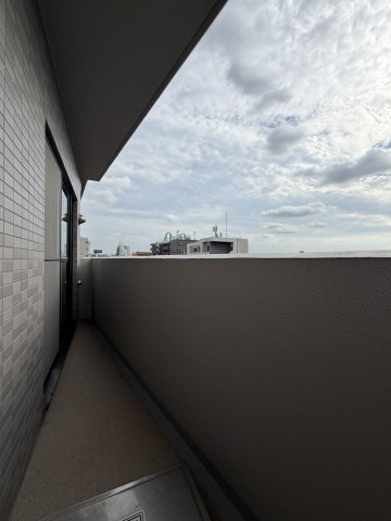 中野区中央４丁目の中古マンションのバルコニー