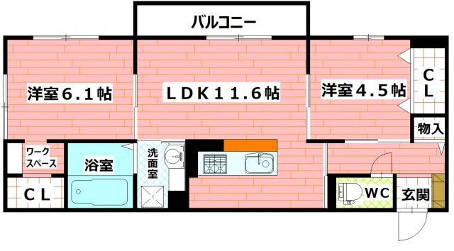 せのやⅢの間取り