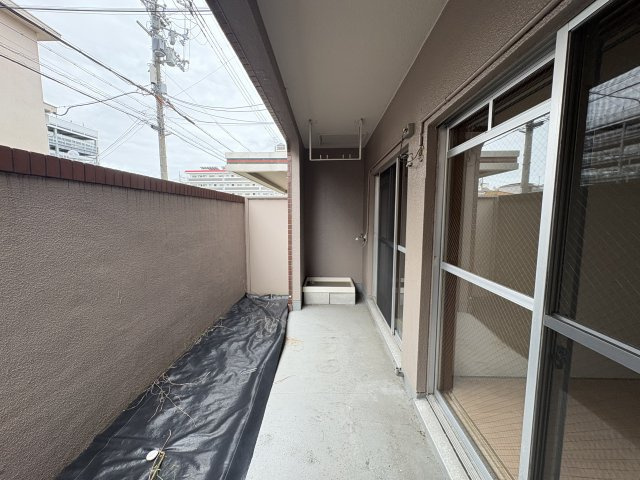 丸正ハイツのバルコニー