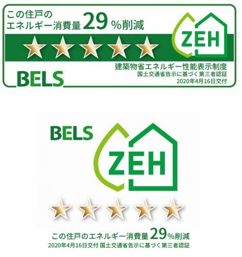 ソレイユコート中仙道の省エネ性能ラベル