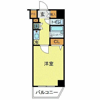 【間取り】 | スカイコート蒲田第６