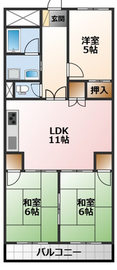 【間取り】 | パークサイド武庫川
