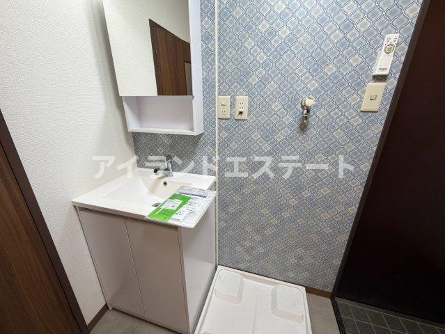 米勢ビル　オートロック　ネット無料　角部屋　南向きの独立洗面台