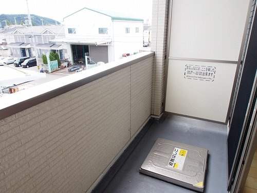 イッピータウンのバルコニー