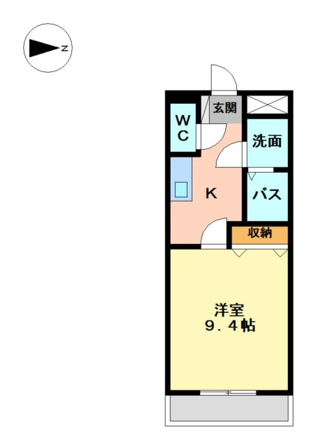 メゾン　ハイバレーの間取り