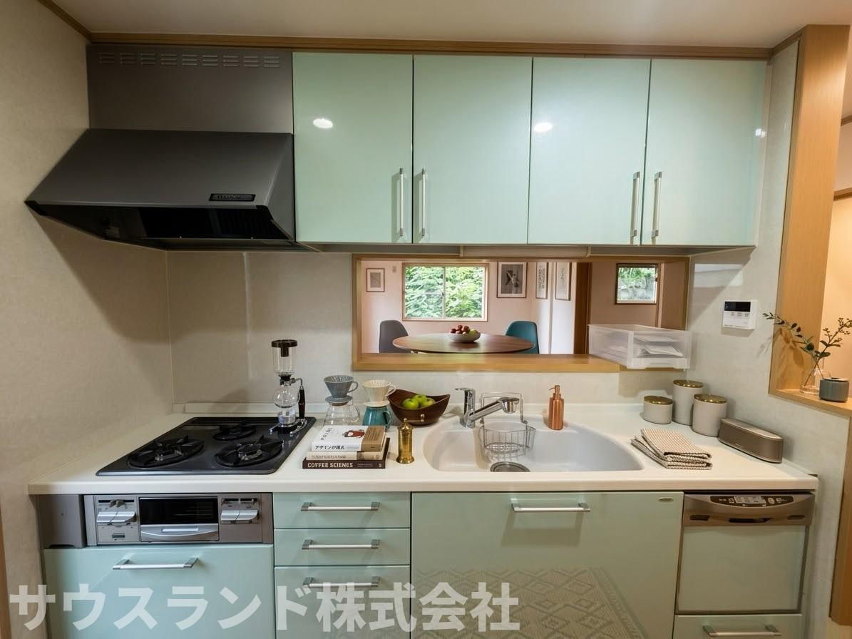 八王子市南陽台2丁目のキッチン|※本画像はCGで作成しており実際に現地に家具は置かれておりません。価格に家具は含まれておりません。