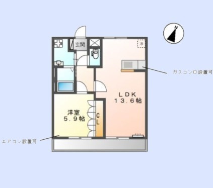 メープルコートの間取り