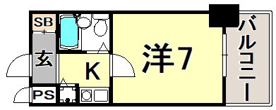 ぺイサージュサンコーの間取り