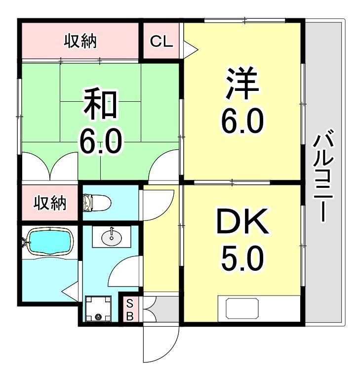 コンドウマンションの間取り