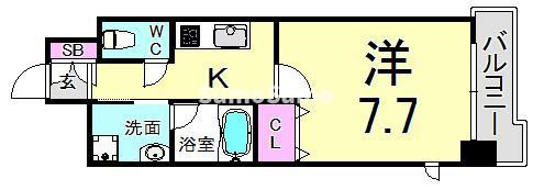ピアグレース神戸の間取り