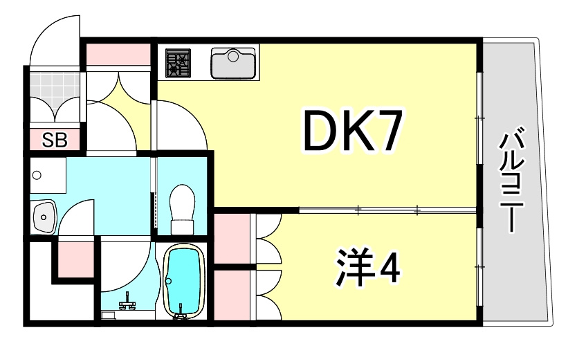 ブランシエスタ西宮の間取り