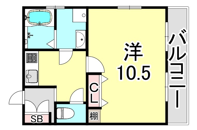 御影サンシャインの間取り