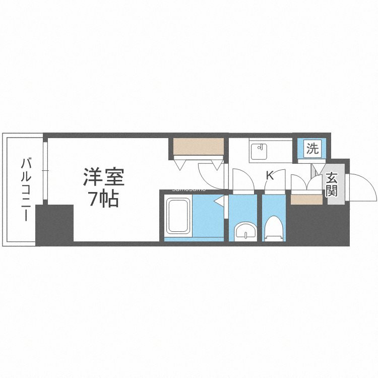エスリード大手前の間取り