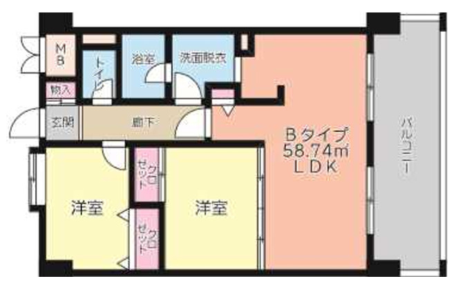 サントピア須磨の間取り