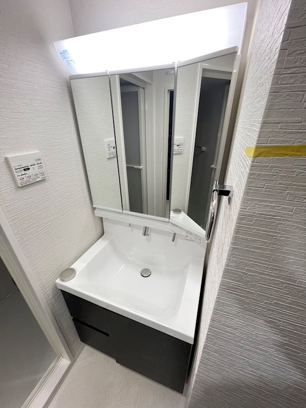 パルク クレール博多の独立洗面台