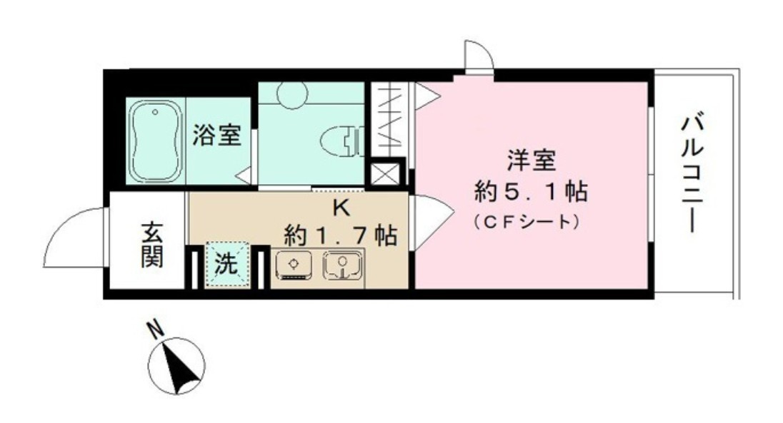 クラージェ津田沼の間取り