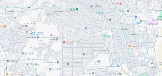 ★宇治市木幡御蔵山　第2期　新築一戸建ての地図