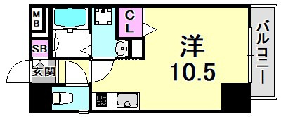 SDグランツ神戸大開通の間取り