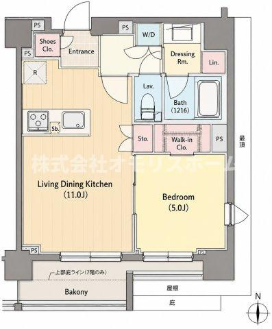 イプセ蒲田Ⅲの間取り