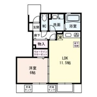 【間取り】 | シーザリオ A棟 A | お部屋の間取り図です。