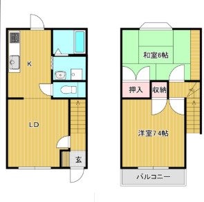 松本戸建の間取り