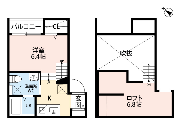 プランドール博多駅東の間取り